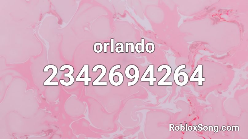 orlando Roblox ID