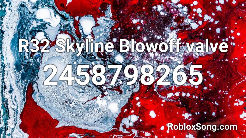R32 Skyline Blowoff valve Roblox ID