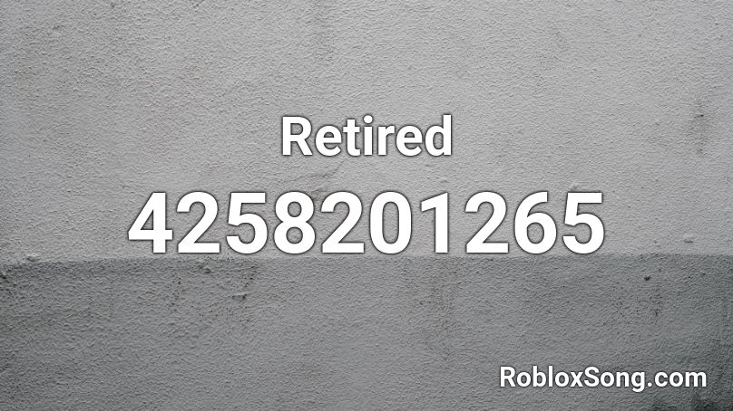 Retired Roblox ID