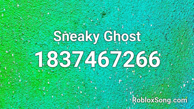 Sneaky Ghost Roblox ID