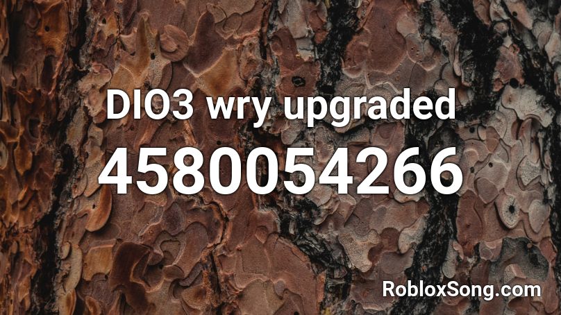 DIO3 wry upgraded Roblox ID