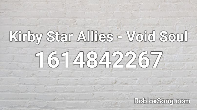 Kirby Star Allies - Void Soul  Roblox ID