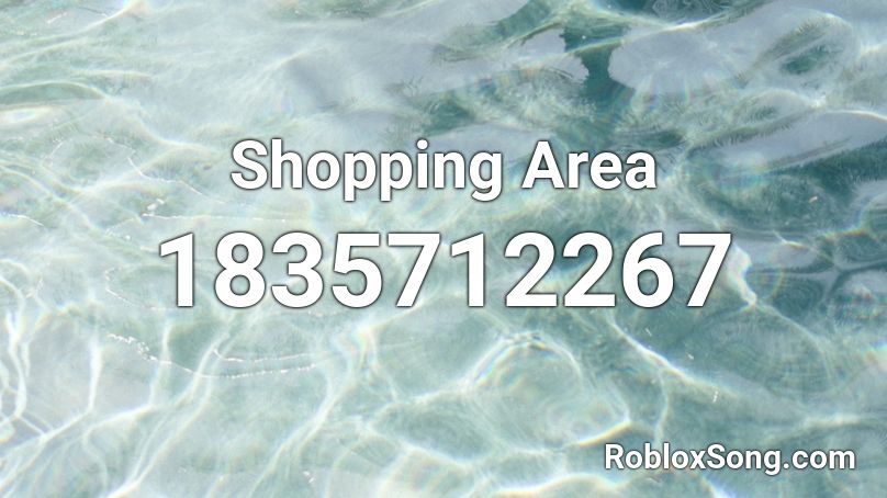 Shopping Area Roblox ID