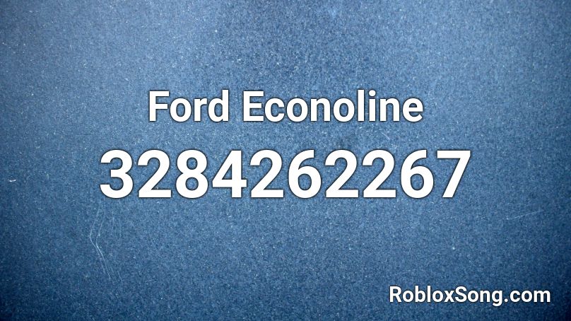 Ford Econoline Roblox ID