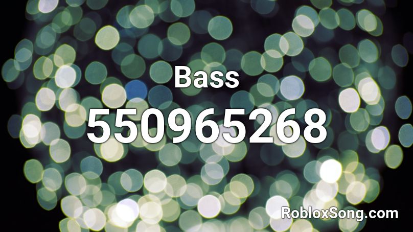 Bass Roblox ID