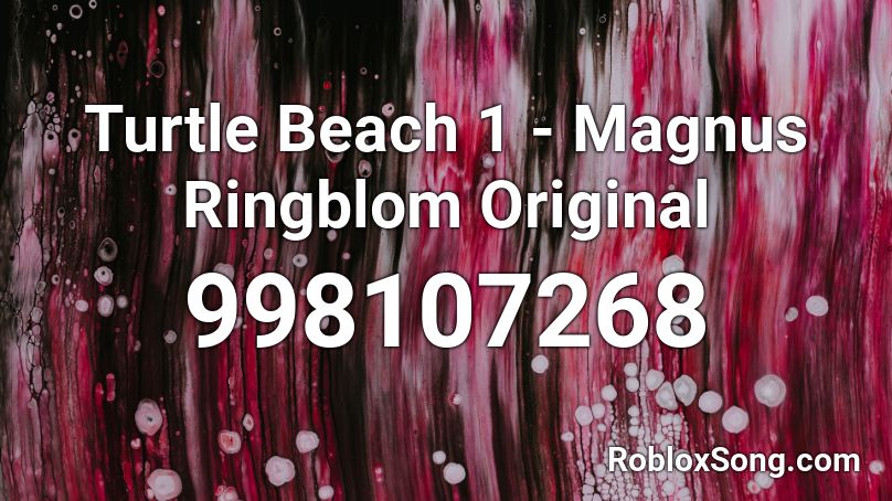 Turtle Beach 1 - Magnus Ringblom Original Roblox ID