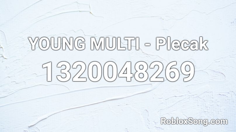 YOUNG MULTI - Plecak  Roblox ID