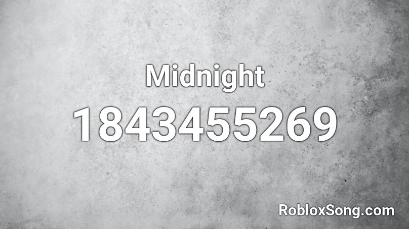 Midnight Roblox ID