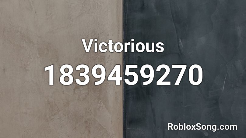 Victorious Roblox ID