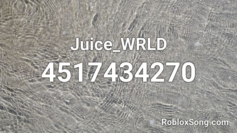 Juice_WRLD Roblox ID