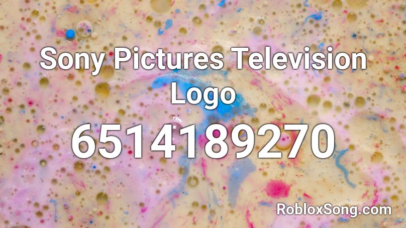 Sony Pictures Television Logo Roblox ID