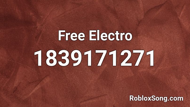 Free Electro Roblox ID