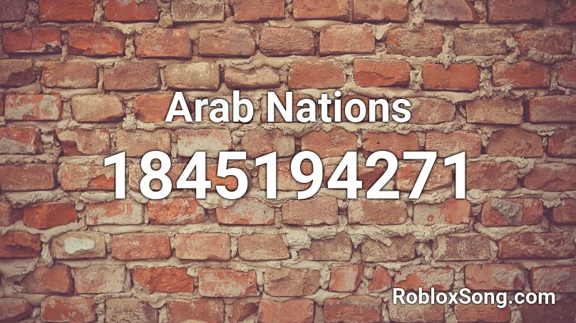 Arab Nations Roblox ID