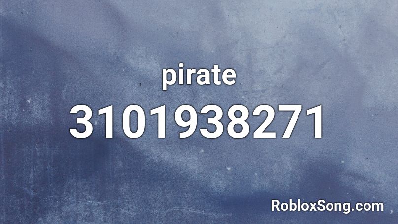 pirate Roblox ID