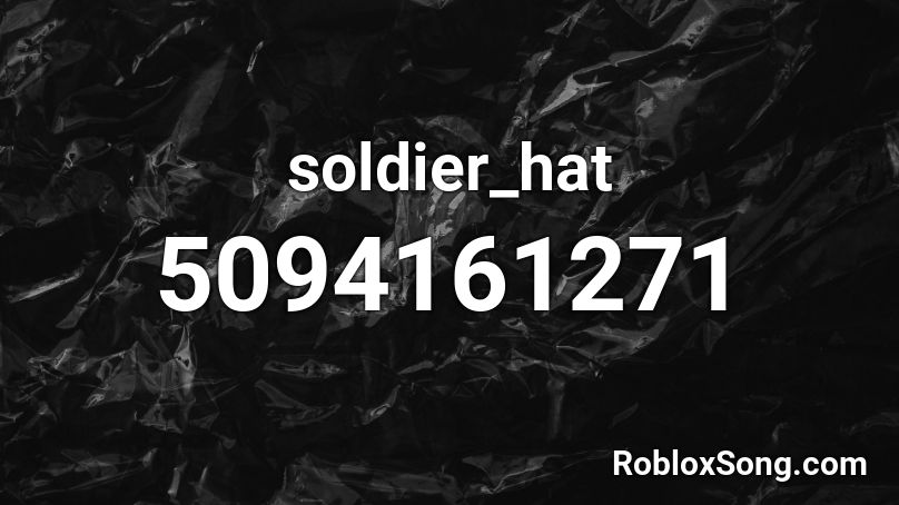 soldier_hat Roblox ID