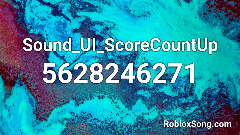 Sound_UI_ScoreCountUp Roblox ID