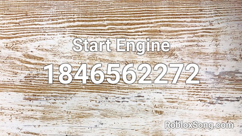 Start Engine Roblox ID