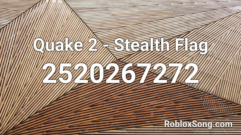 Quake 2 - Stealth Flag Roblox ID