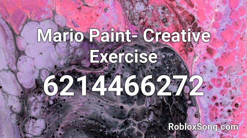 Mario Paint- Creative Exercise  Roblox ID