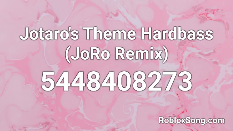 Jotaro S Theme Hardbass Joro Remix Roblox Id Roblox Music Codes - hard bass roblox id loud
