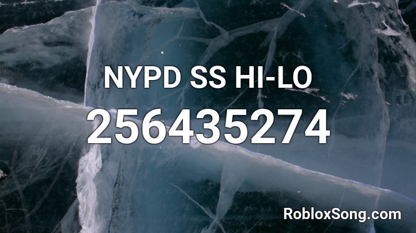 NYPD SS HI-LO Roblox ID
