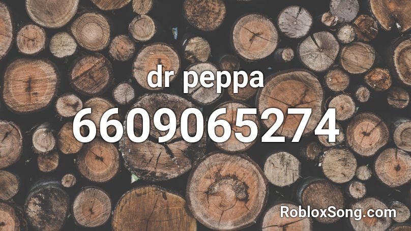 dr peppa Roblox ID