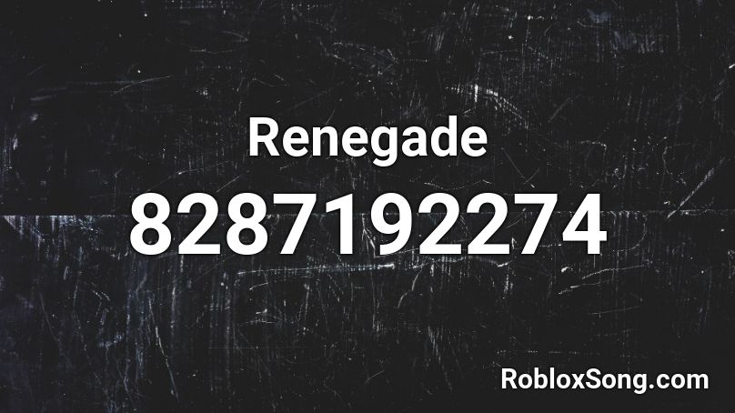 Renegade Roblox ID