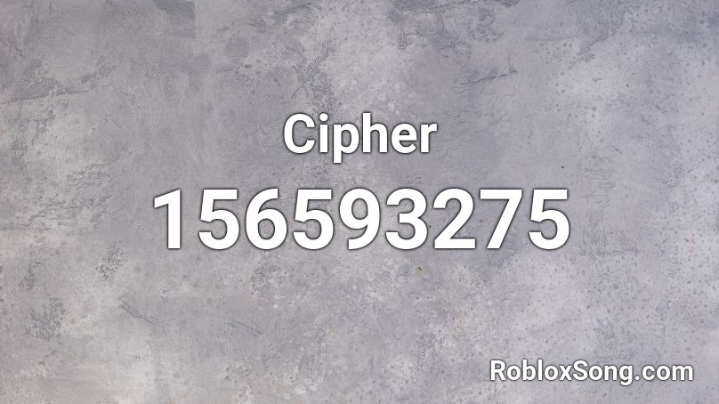 Cipher Roblox ID