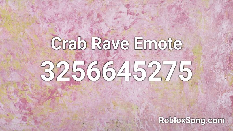 Crab Rave Emote Roblox ID
