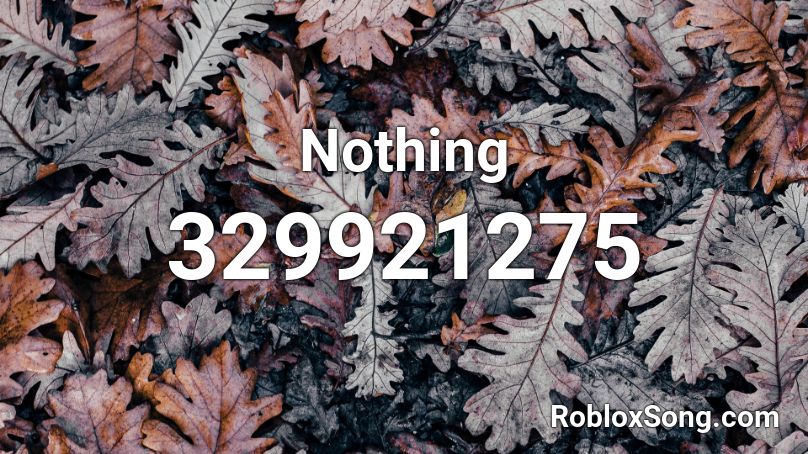 Nothing Roblox ID