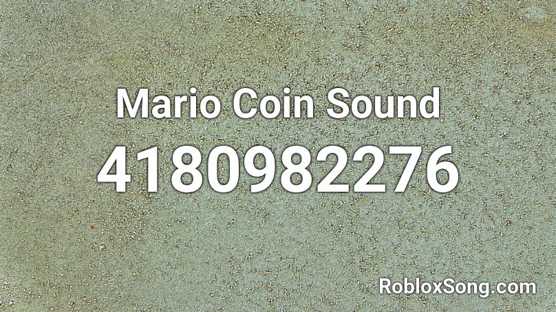 Mario Coin Sound Roblox ID