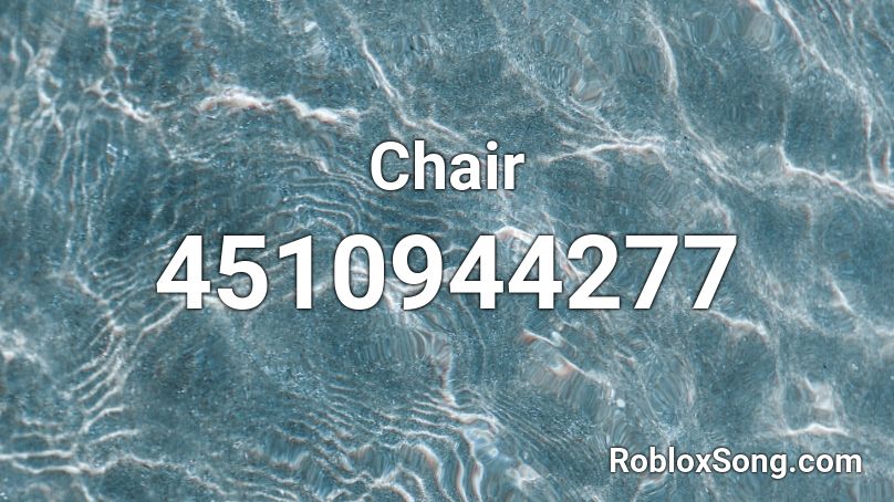Chair Roblox ID