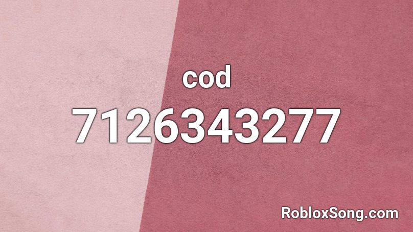 cod Roblox ID