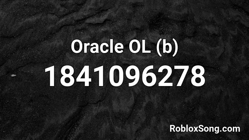 Oracle OL (b) Roblox ID