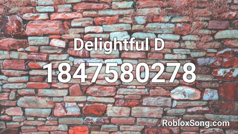 Delightful D Roblox ID