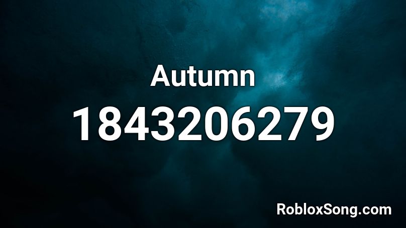 Autumn Roblox ID