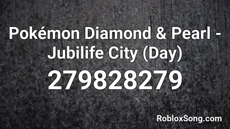 Pokémon Diamond & Pearl - Jubilife City (Day) Roblox ID