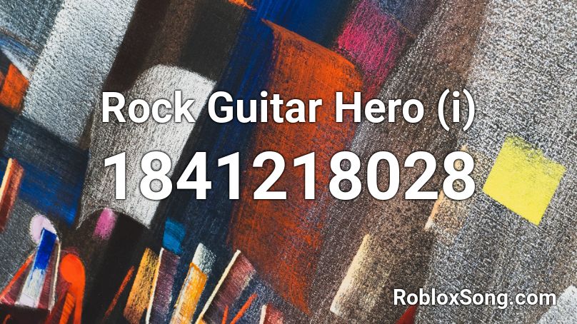 Rock Guitar Hero (i) Roblox ID