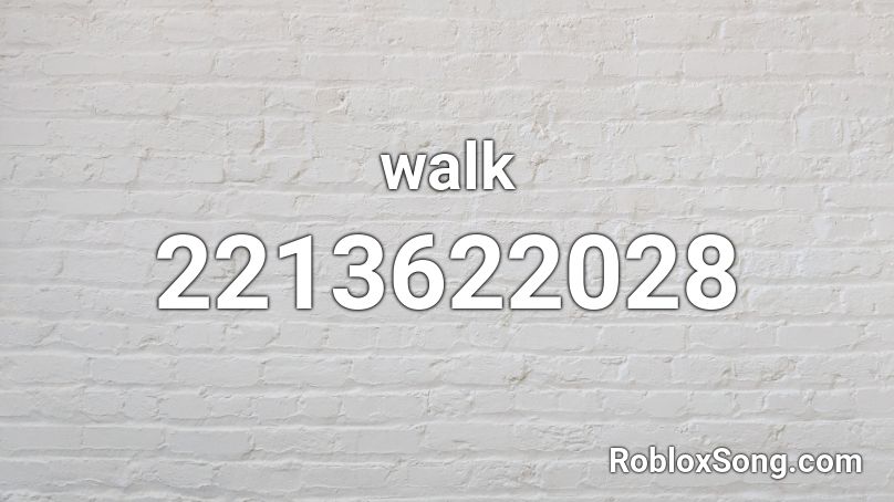 walk Roblox ID