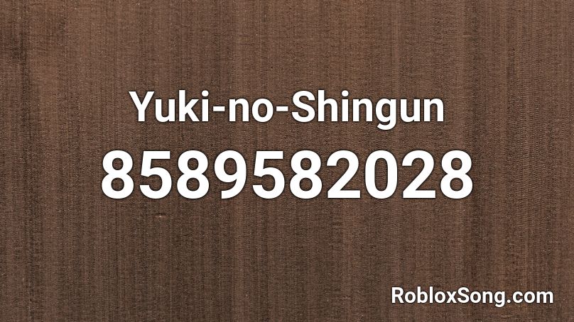 Yuki-no-Shingun Roblox ID