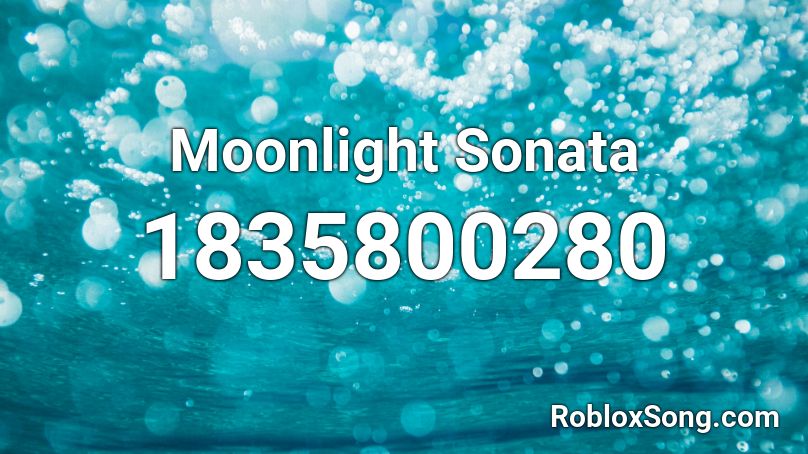 Moonlight Sonata Roblox ID
