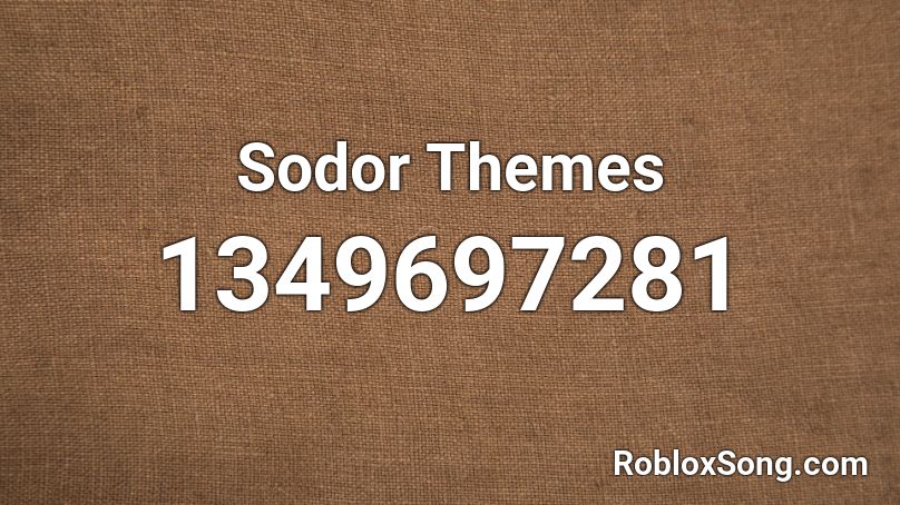 Sodor Themes Roblox ID