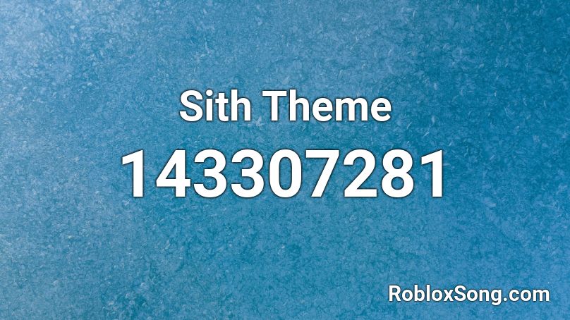 Sith Theme Roblox ID