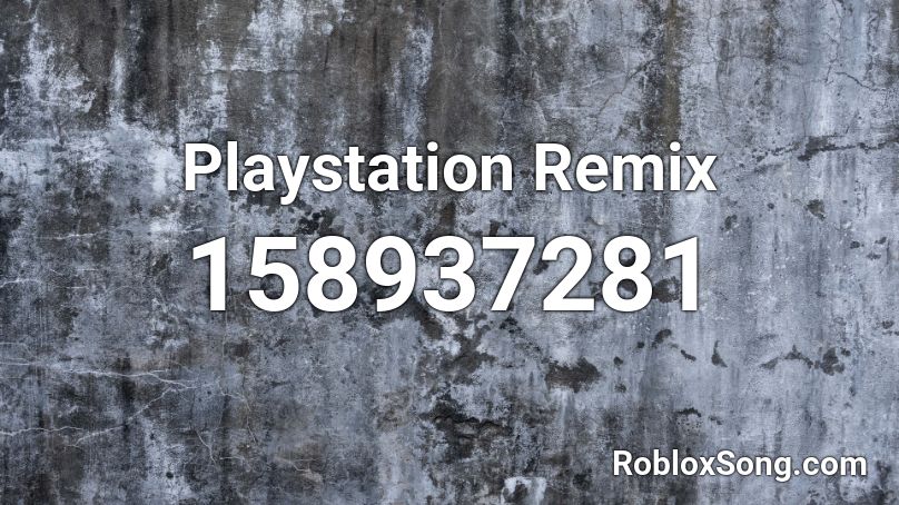 Playstation Remix Roblox ID