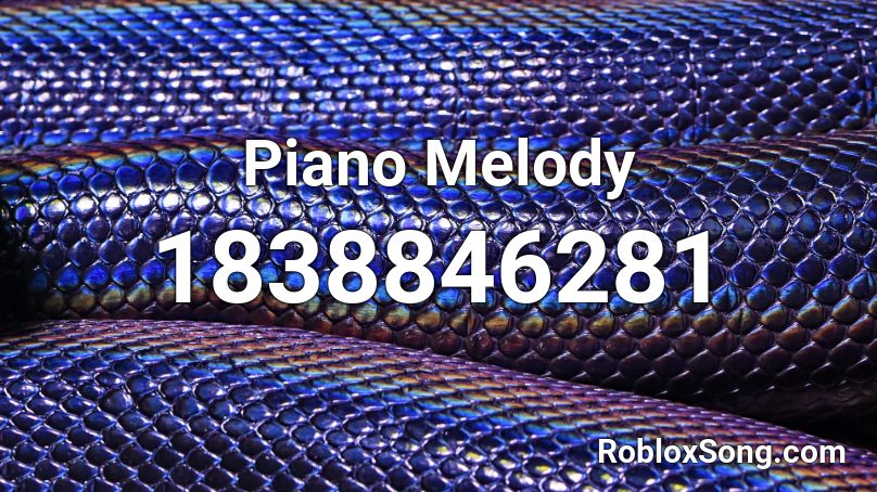 Piano Melody Roblox ID