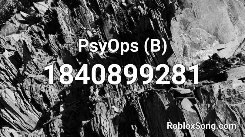PsyOps (B) Roblox ID