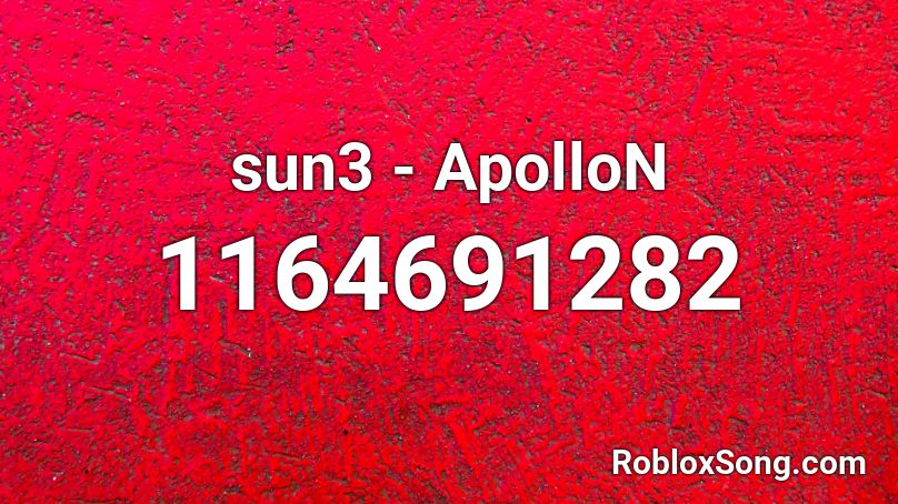 sun3 - ApolloN Roblox ID