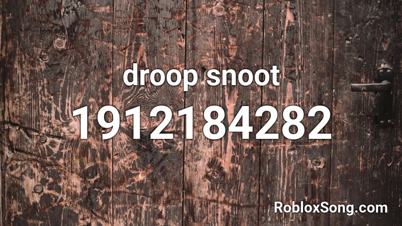 droop snoot Roblox ID