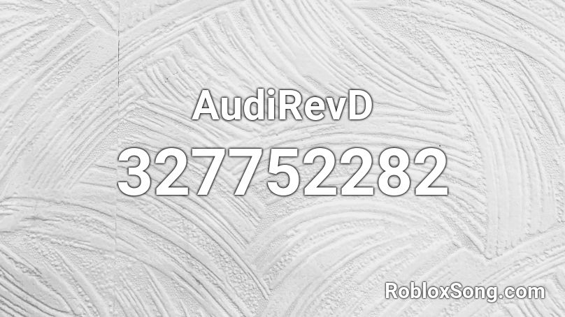 AudiRevD Roblox ID