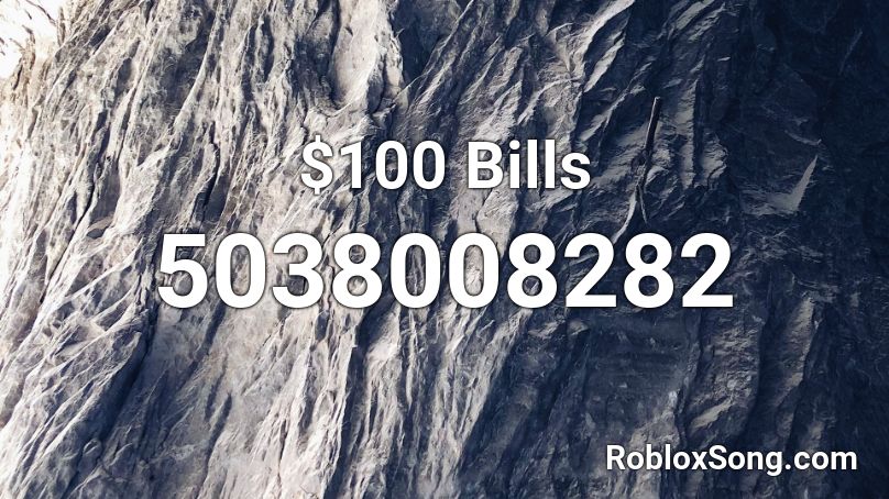 $100 Bills Roblox ID
